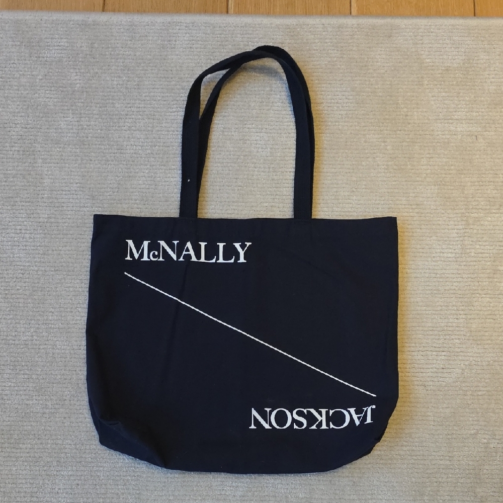 McNally Jackson Navy Reusable Tote Bag